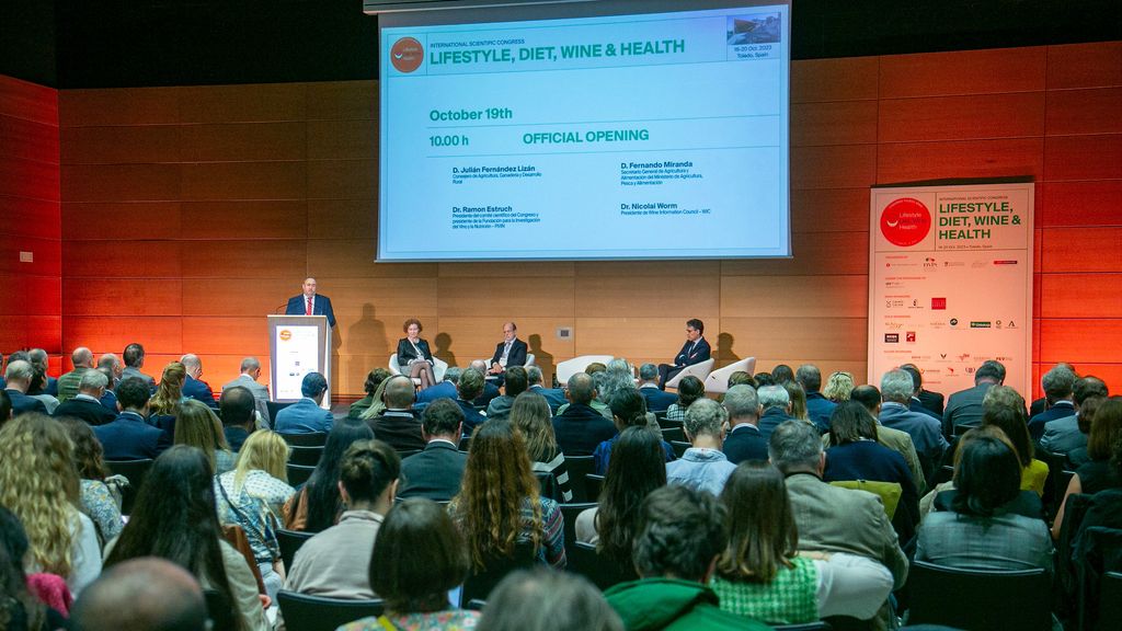 Primera jornada del Congreso Internacional 'Lifestyle, Diet, Wine and Health' que se celebra en Toledo