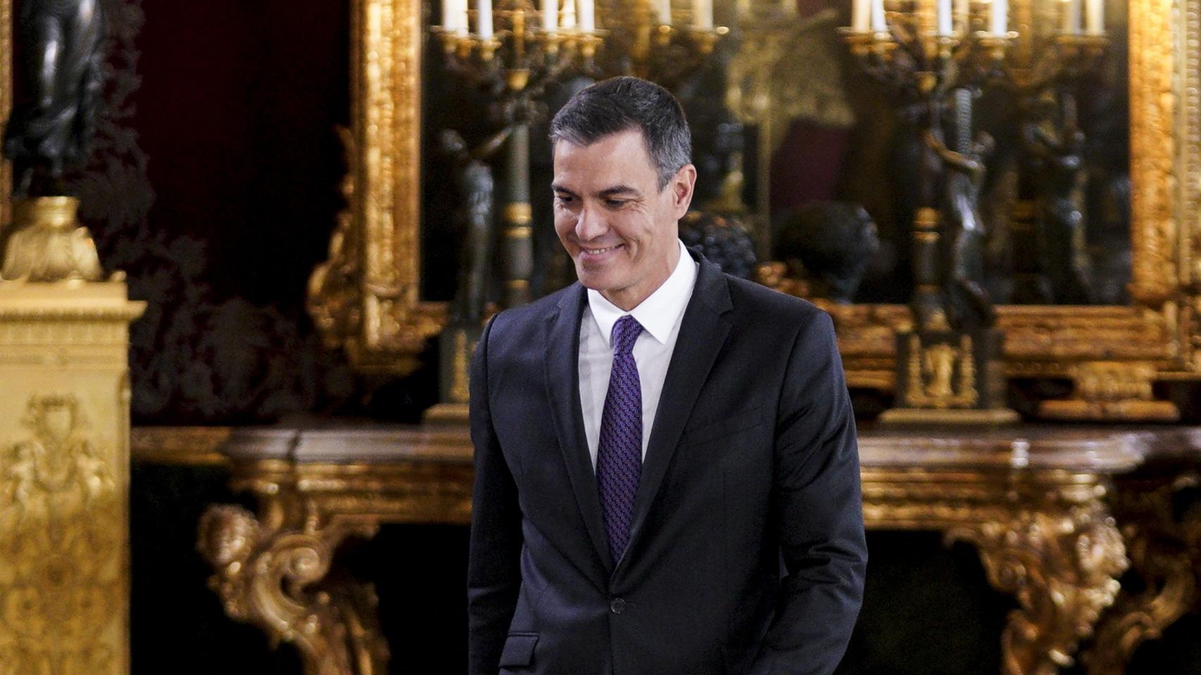Pedro Sánchez, el 12 de octubre en el Palacio Real