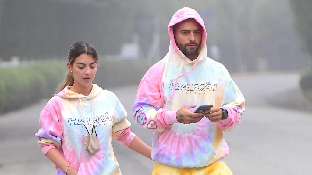 Maluma y Susana Gómez en 2020.
