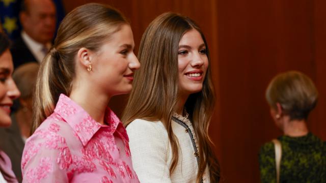 La princesa Leonor y la infanta Sofía