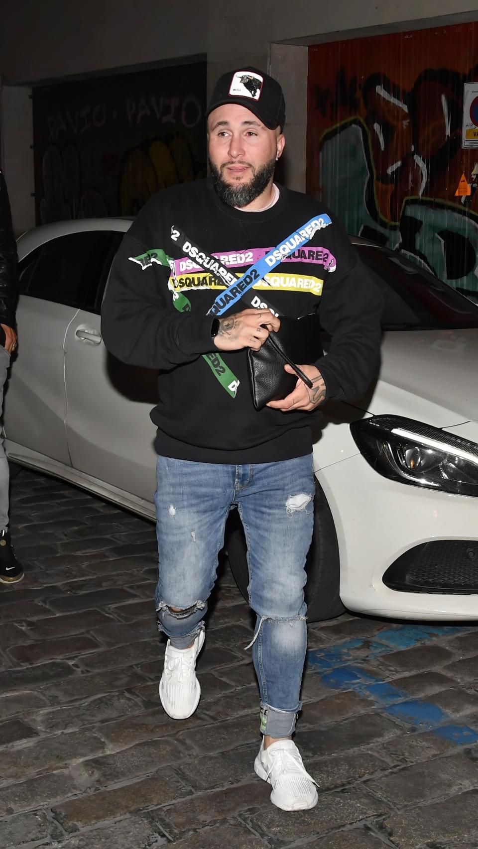 El cantante en una imagen captada en Sevilla, en enero de 2020.