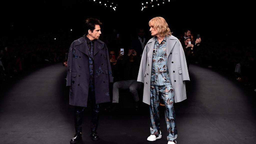 Ben Stiller y Owen Wilson en el desfile Otoño/Invierno 2015-2016 Valentino