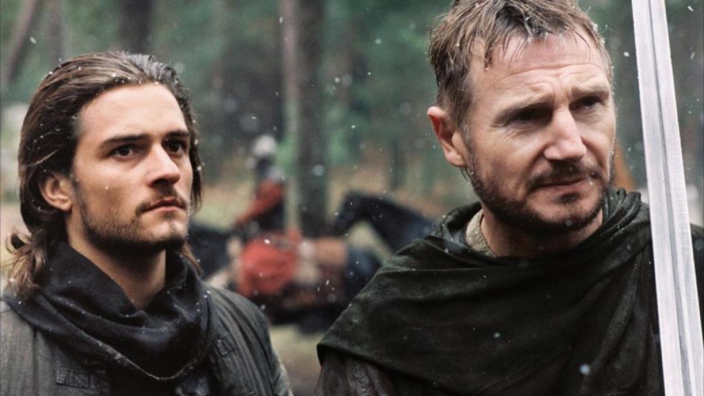 Orlando Bloom y Liam Nesson en 'El Reino de los Cielos'