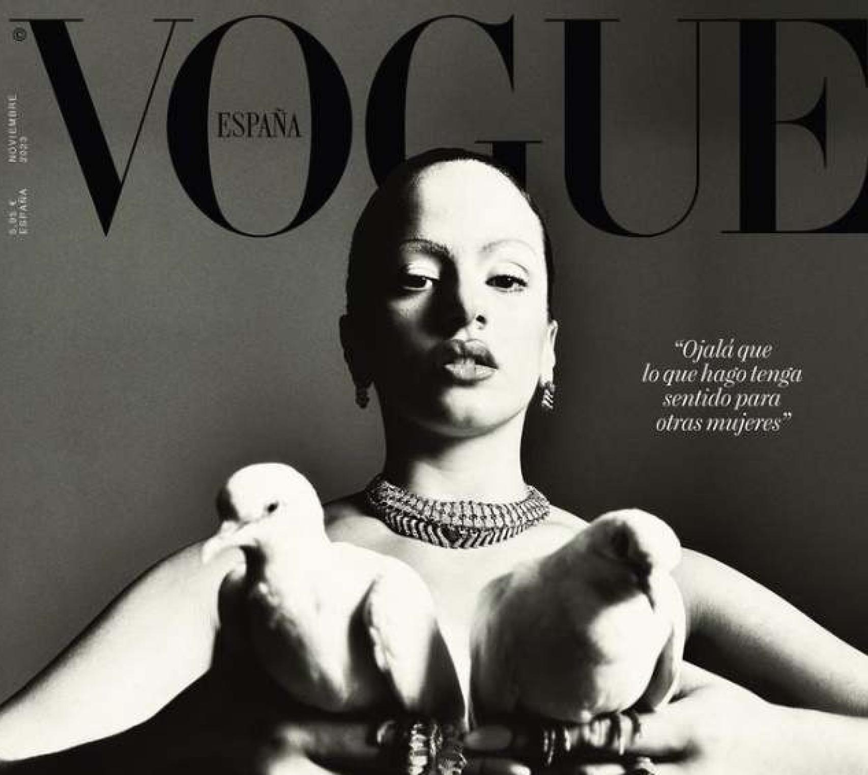 La portada de Rosalía para Vogue.