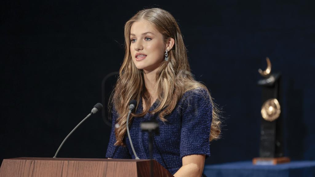 Leonor de Borbón en la entrega de los Premios Princesa de Asturias de 2023.
