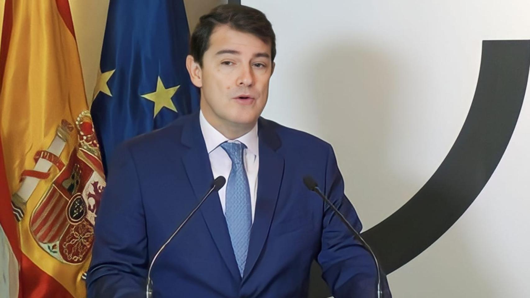 El presidente de la Junta, Alfonso Fernández Mañueco