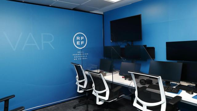 Sala VOR en la Ciudad del Fútbol de la RFEF