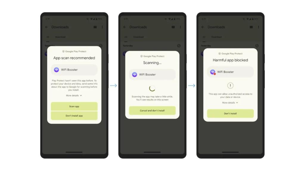 Google Play Protect escaneará todas las apps que instalemos