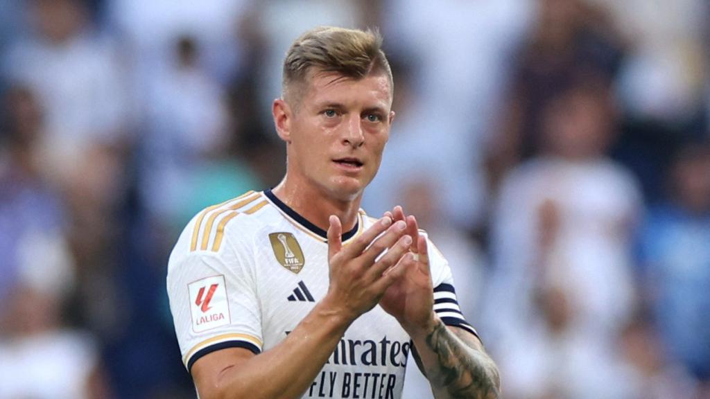 Toni Kroos, en un partido de la temporada 2023/2024.