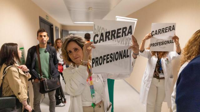 Protesta de CSIF. / Foto: Javier Longobardo.