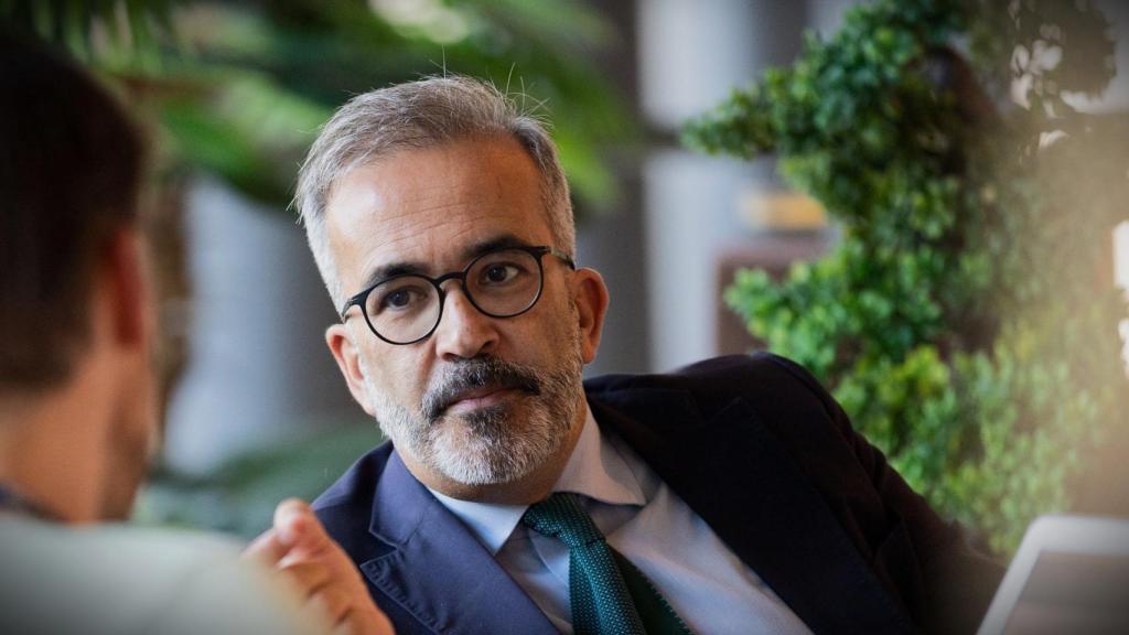 El eurodiputado portugués y vicepresidente del EPP, Paulo Rangel, en el Parlamento Europeo.