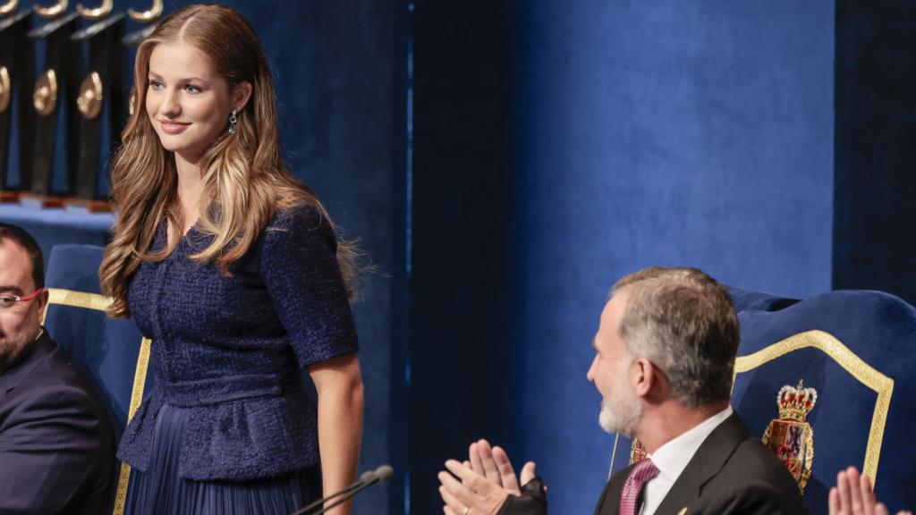 Leonor y Felipe VI en los Premios Princesa de Asturias 2023