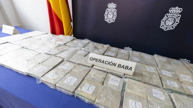 Alijo incautado durante un operativo contra el tráfico de drogas.