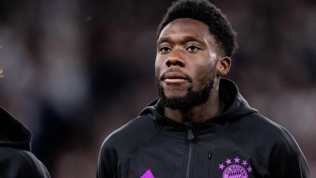 Alphonso Davies, con el Bayern Múnich