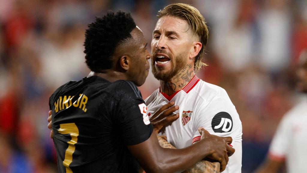 Ramos y Vinicius se encaran