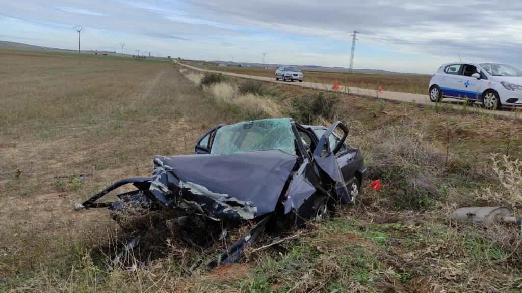 Accidente de tráfico en Nava del Rey