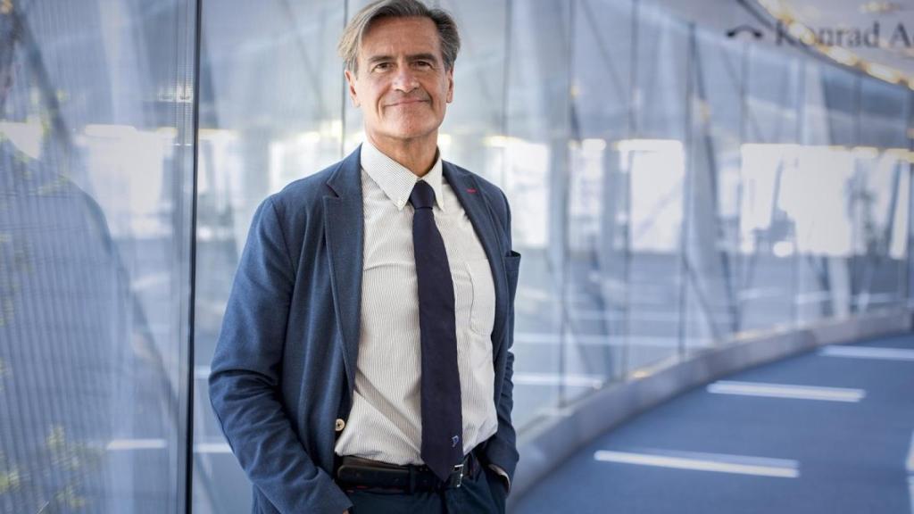 Juan Fernando López Aguilar, exministro de Justicia, en la sede del Parlamento Europeo en Estrasburgo.