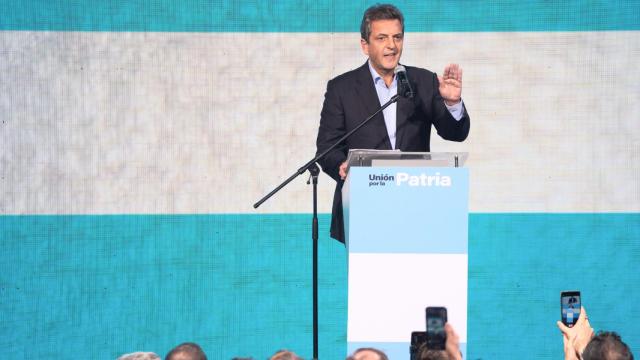 El actual ministro de Economía de Argentina y candidato a presidir el país, Sergio Massa.