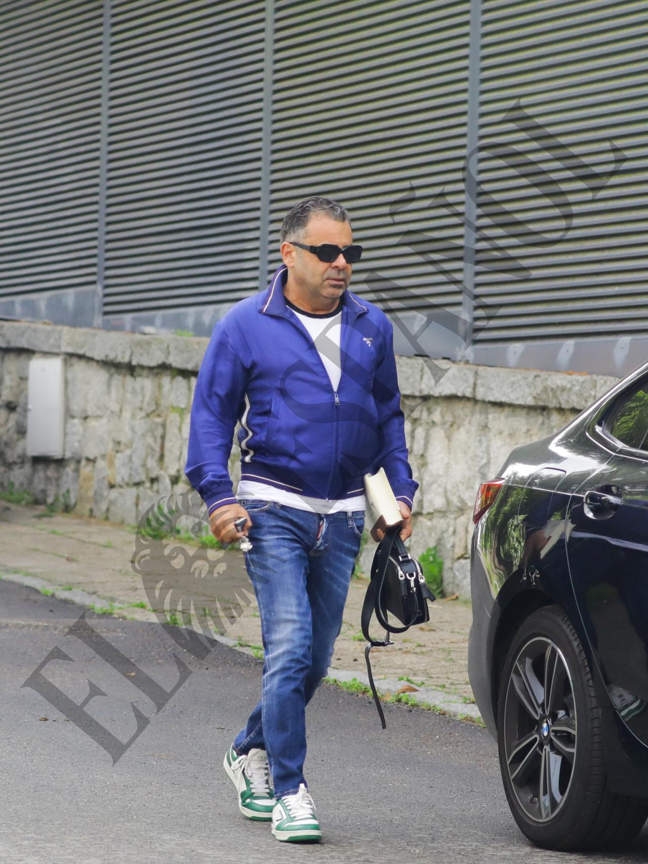 Jorge Javier Vázquez en el Hospital La Zarzuela.