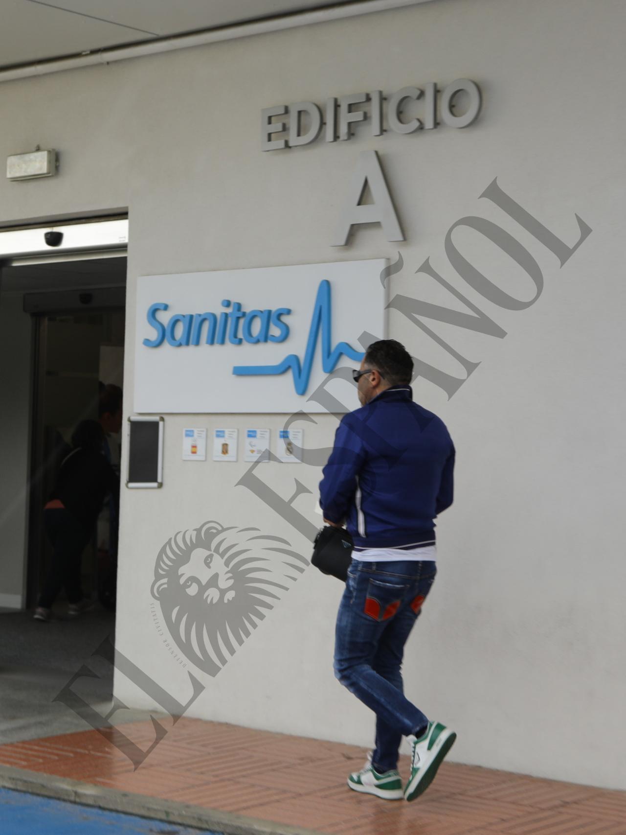 Jorge Javier Vázquez, en el Hospital La Zarzuela.
