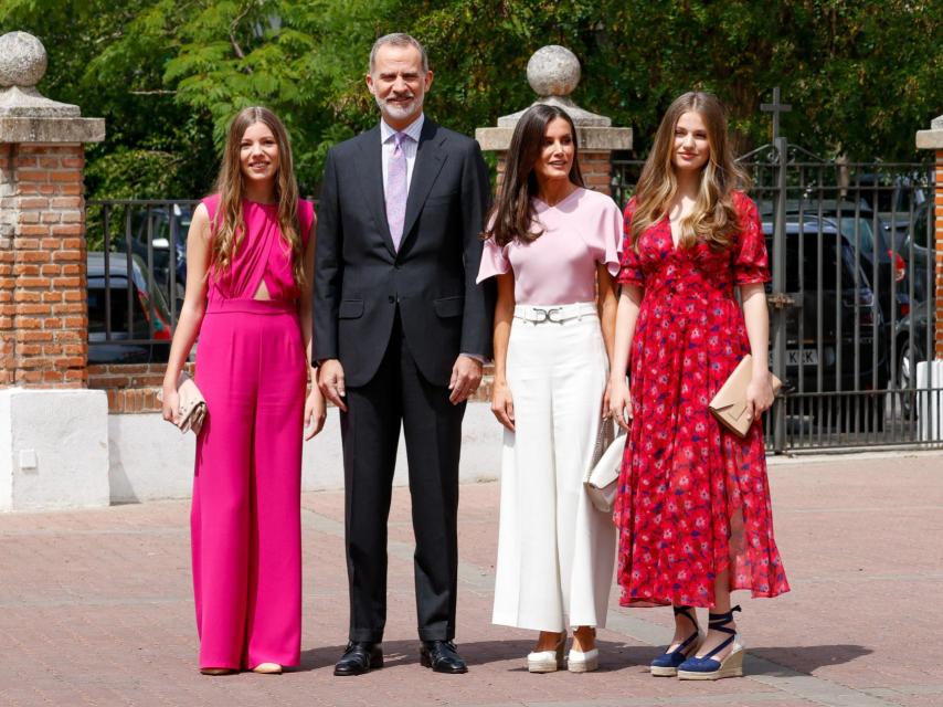 La Familia Real, en la confirmación de Sofía.