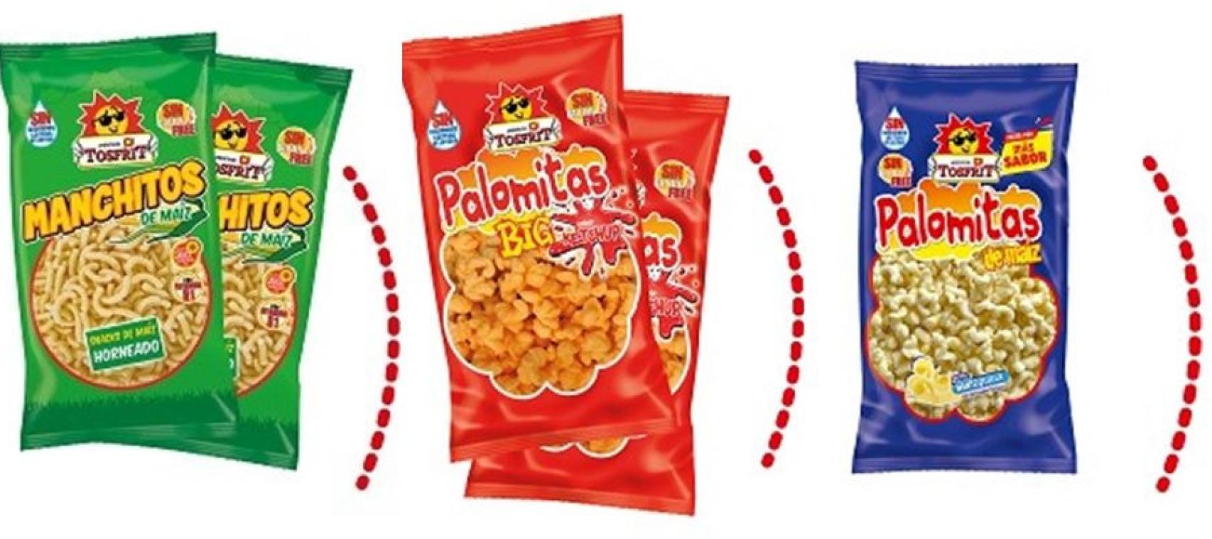 Los snacks afectados por la alerta de la Aesan.