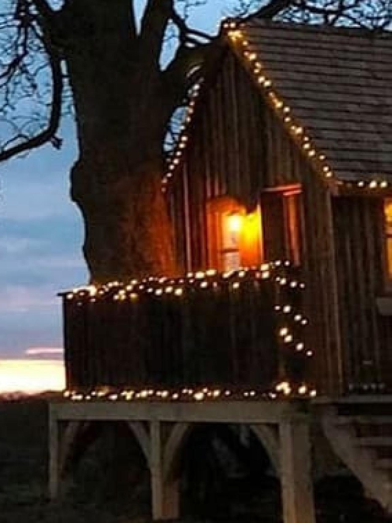 La casa en el árbol de Harper.