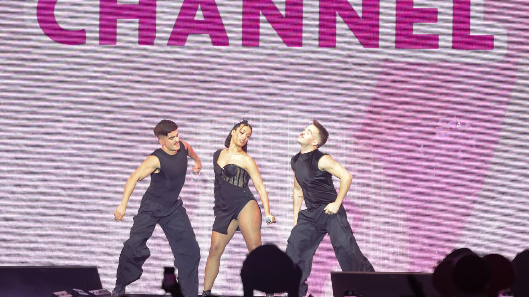 Chanel Terrero, en  un concierto.