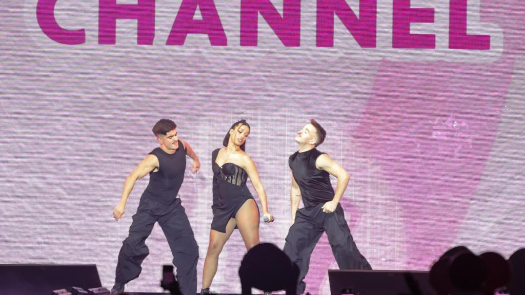 Chanel Terrero, en  un concierto.