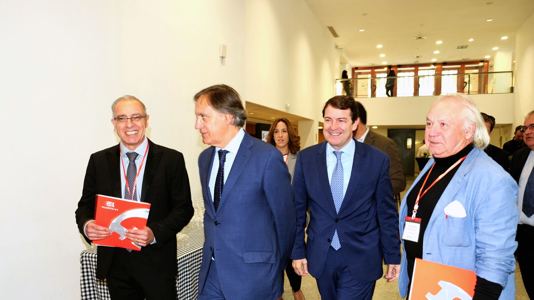 El presidente de la Junta de Castilla y León, Alfonso Fernández Mañueco, clausura el IV Congreso sobre el Libro Blanco para el desarrollo de Salamanca