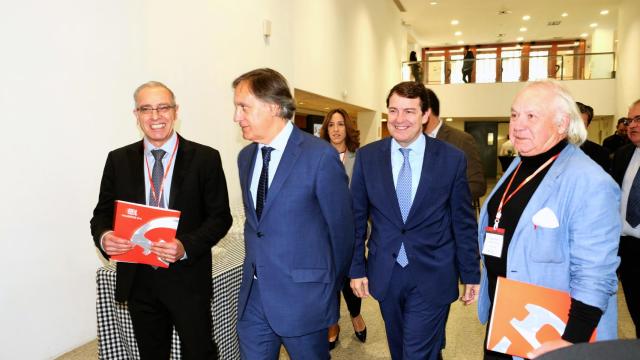 El presidente de la Junta de Castilla y León, Alfonso Fernández Mañueco, clausura el IV Congreso sobre el Libro Blanco para el desarrollo de Salamanca