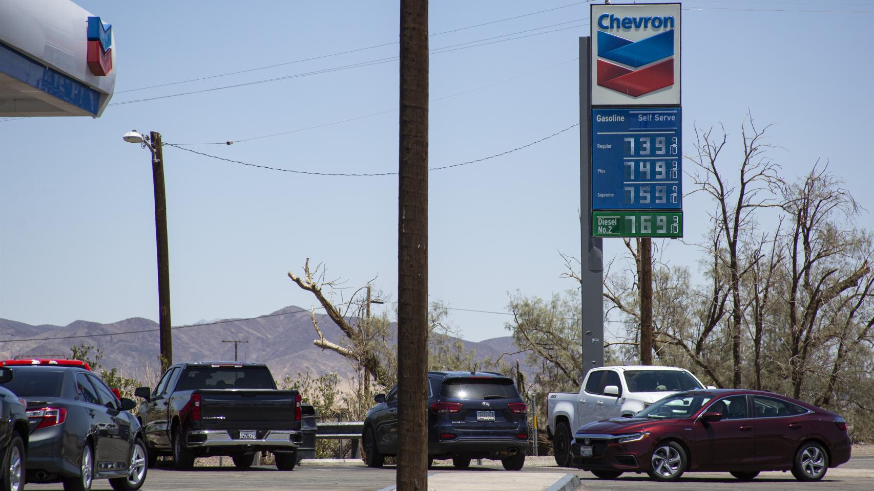 Gasolinera Chevron en California