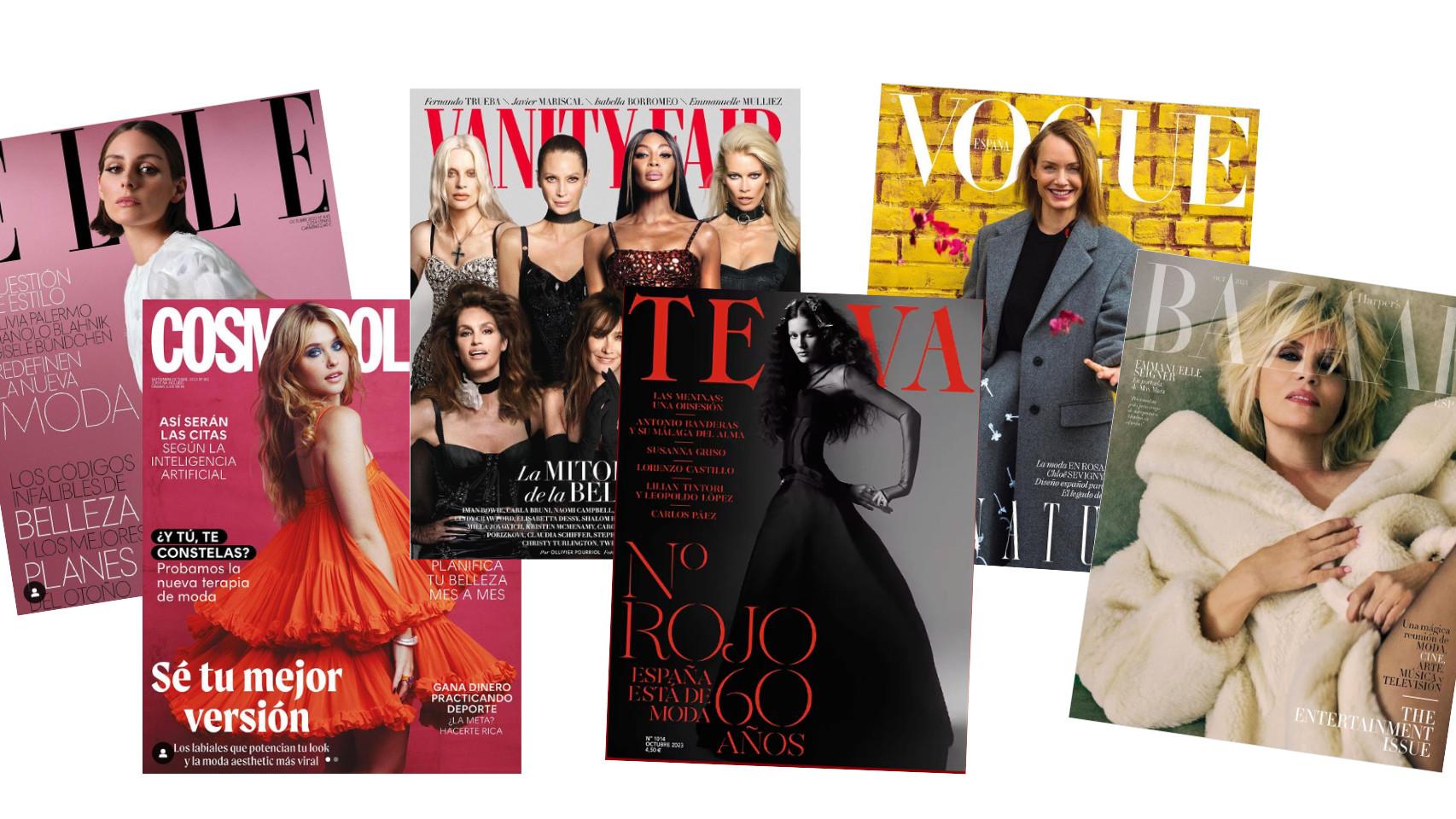 Portadas de las revistas de moda del mes de octubre