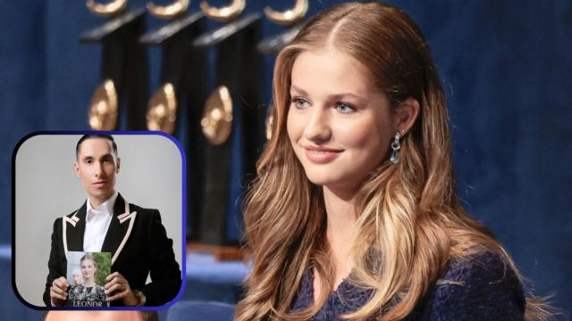 La princesa Leonor, en un montaje de Magas.