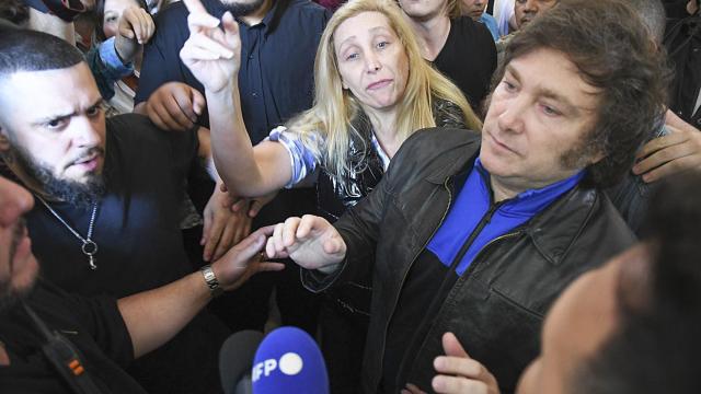 Javier Milei, candidato presidencial de La Libertad Avanza (LLA).