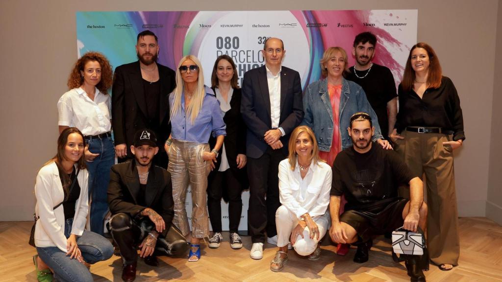 Vista de la rueda de prensa de la 080 Barcelona Fashion.