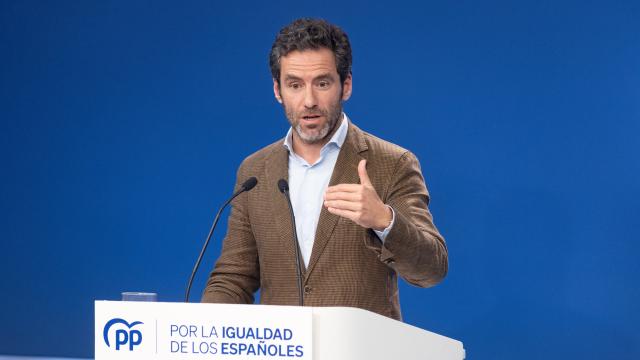 El portavoz del PP y vicesecretario de Cultura y Sociedad Abierta, Borja Sémper.