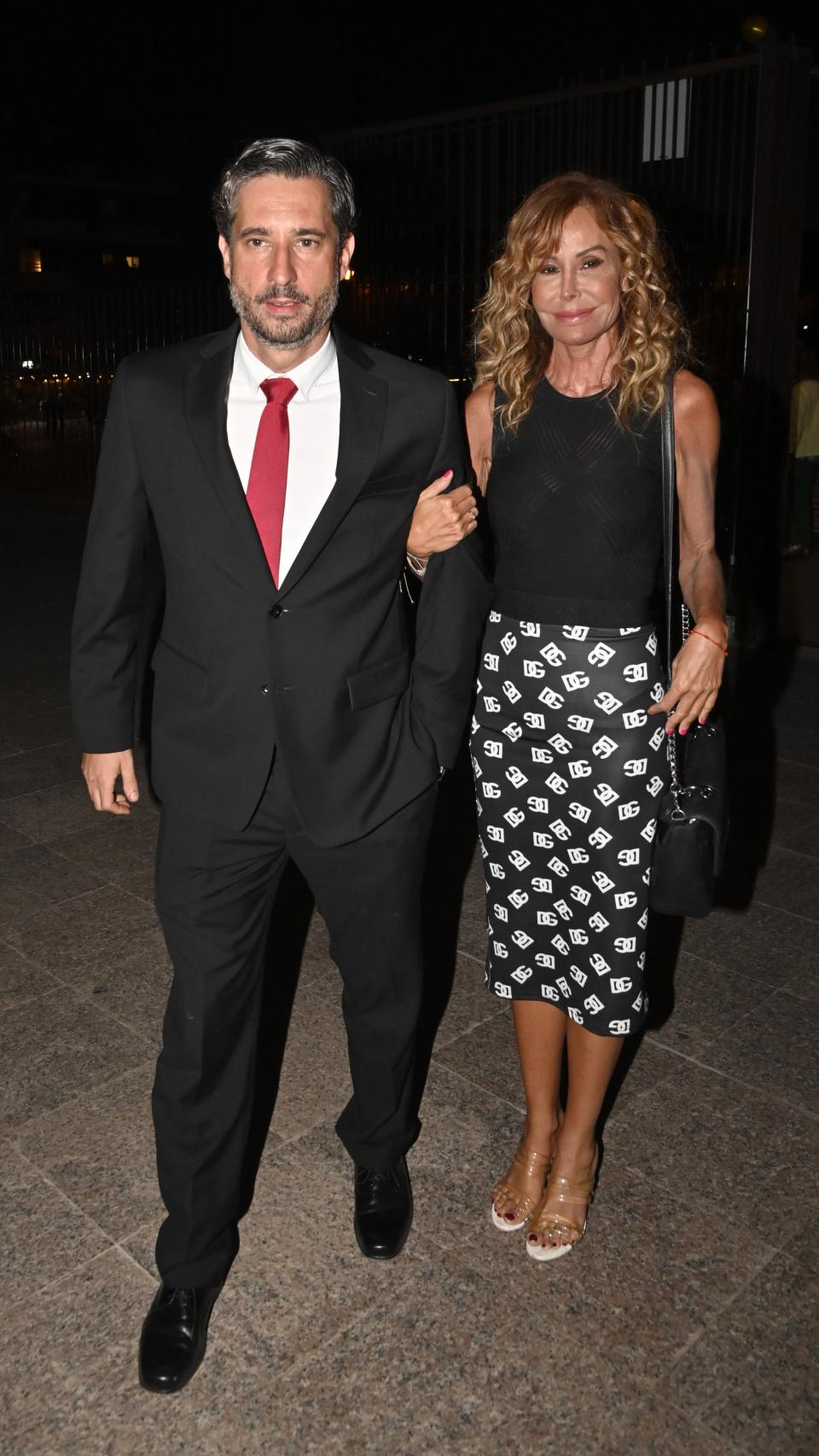 Lara Dibildos y Cándido Conde-Pumpido Jr. en una imagen de archivo.