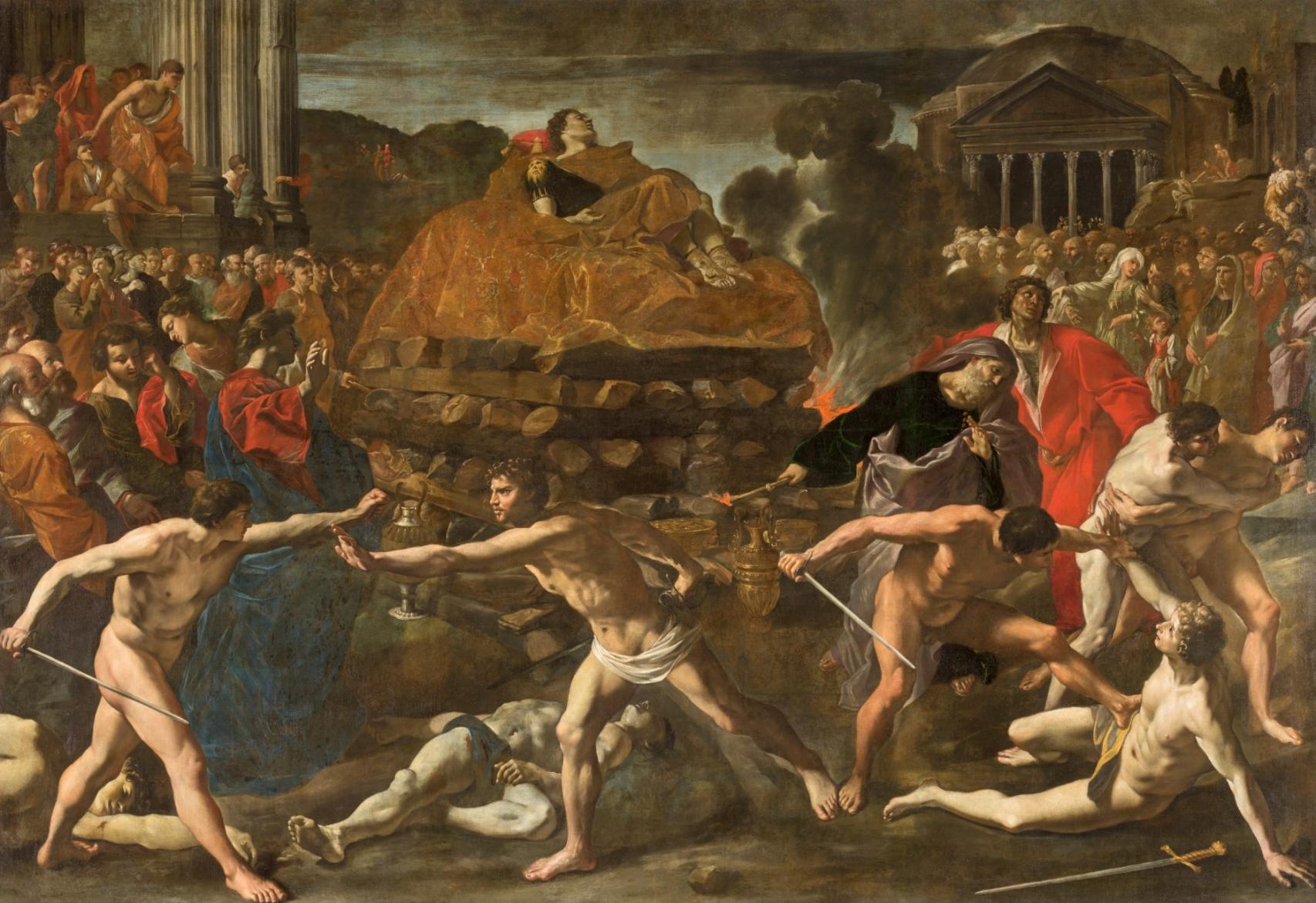 Giovanni di Stefano Lanfranco: 'Exequias de un emperador romano'. Hacia 1636.