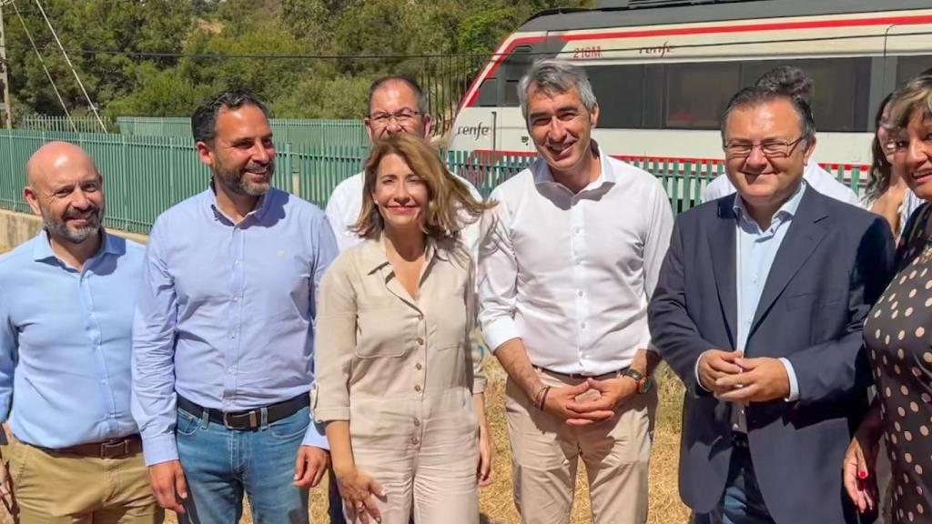 Imagen de archivo de Raquel Sánchez, junto a Daniel Pérez.