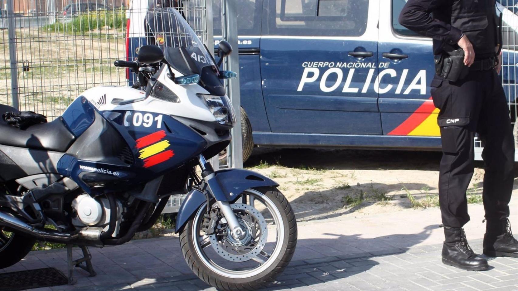 La Policía Nacional en una intervención