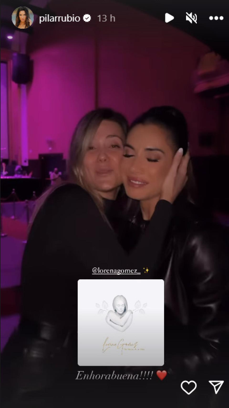 Pilar Rubio se mostró muy cariñosa con su cuñada a través de sus redes.