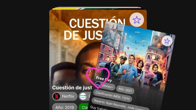 Interfaz de películas en Handshake