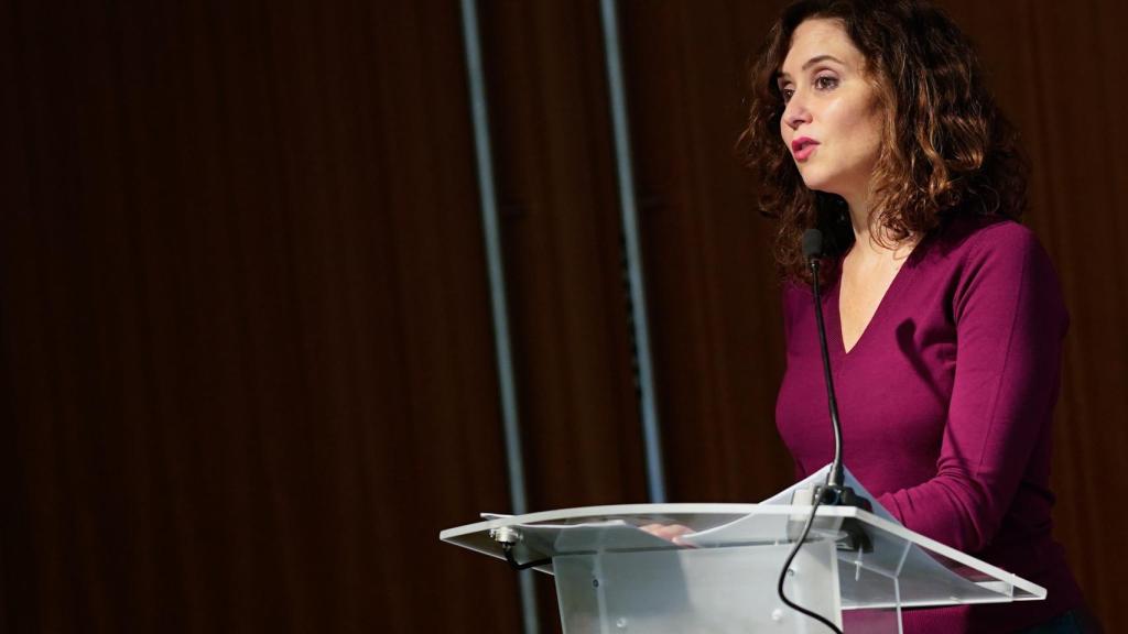 La presidenta Isabel Díaz Ayuso este martes.