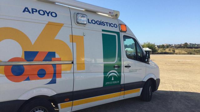 Imagen de una ambulancia del 061.