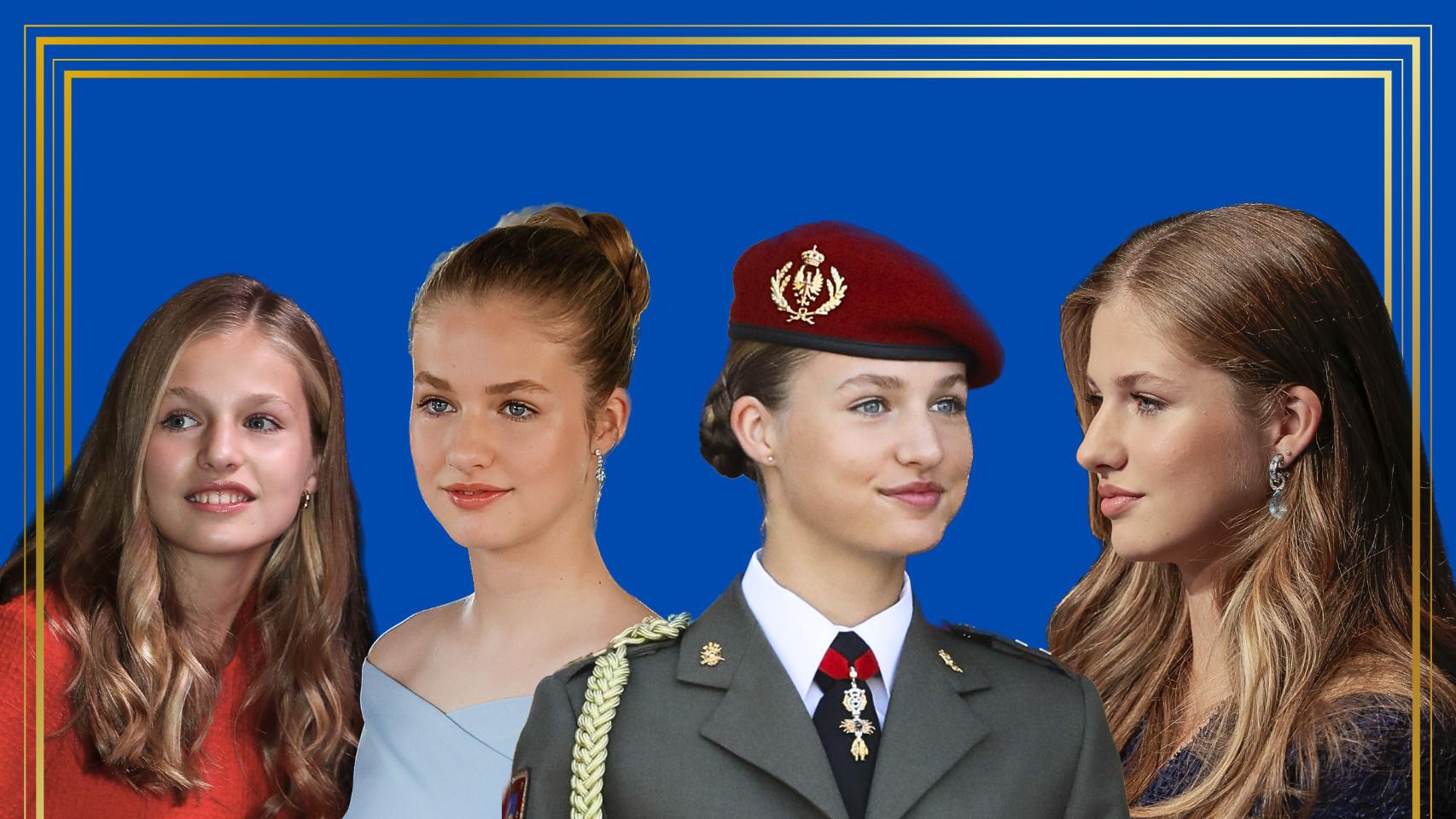 El crecimiento 'beauty' de la princesa Leonor: todos los detalles de su evolución