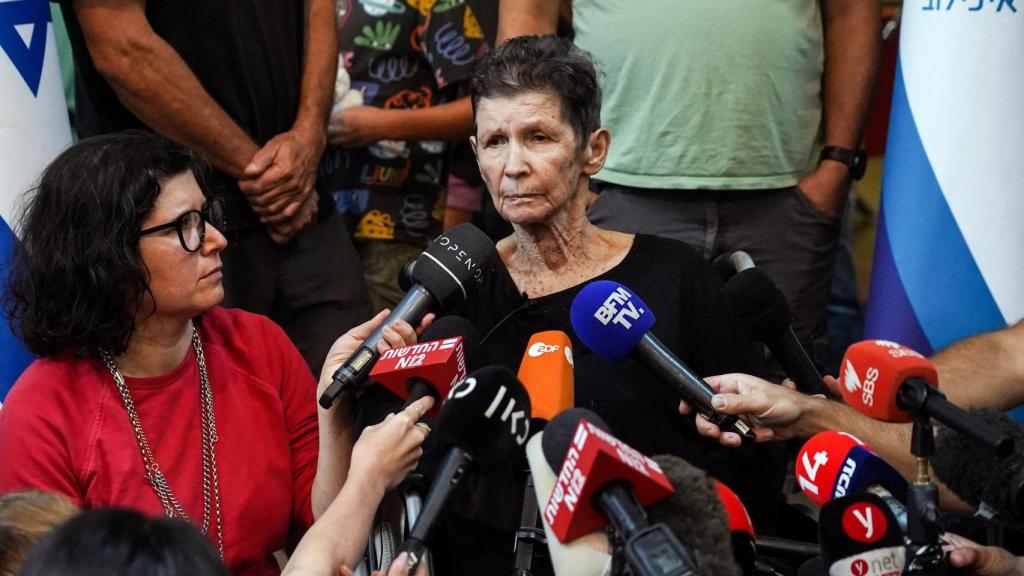 Lifschitz este martes en un hospital de Tel Aviv relantado lo vivido como rehén de Hamás.