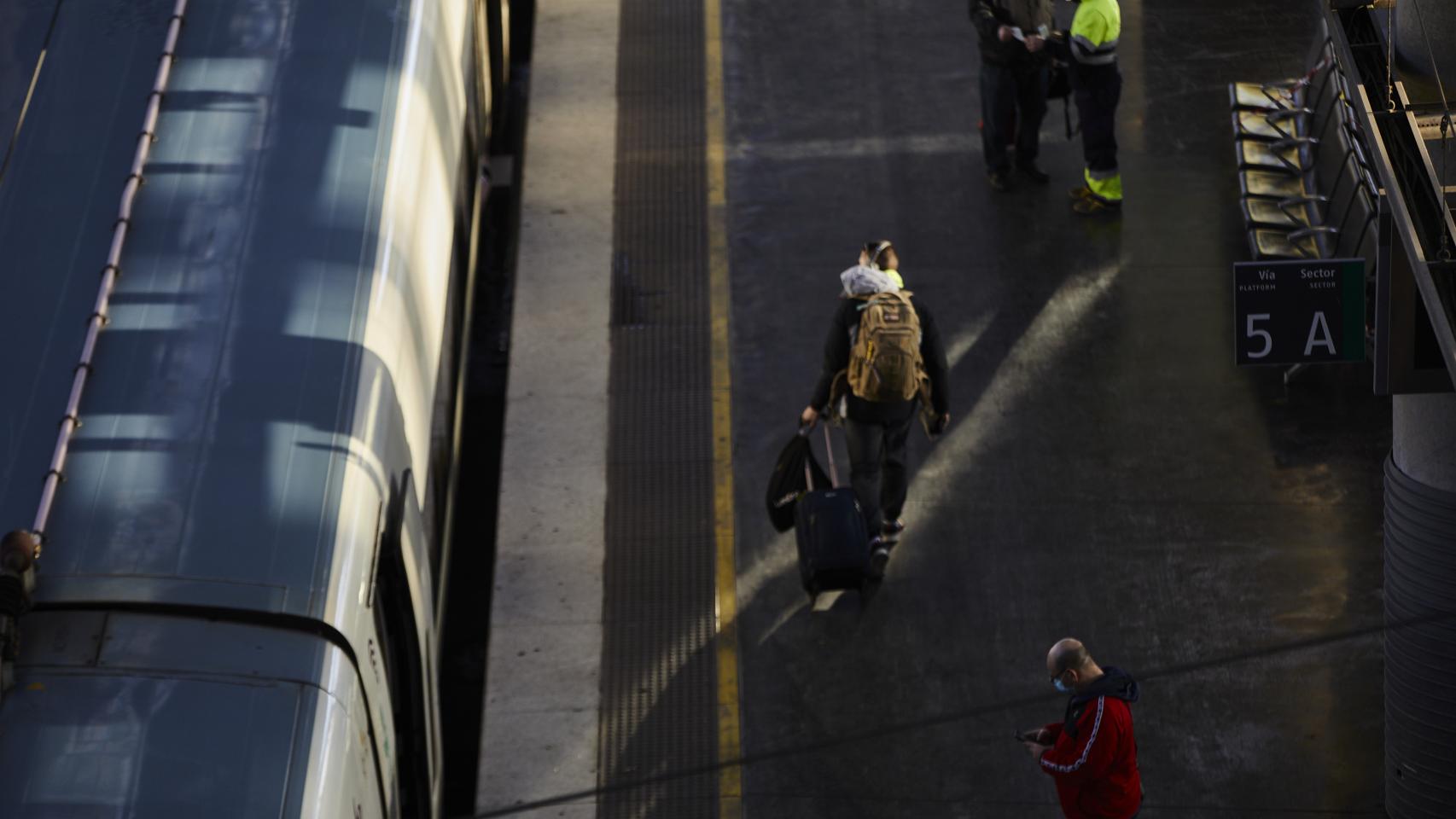 Imagen de un retraso en un tren.