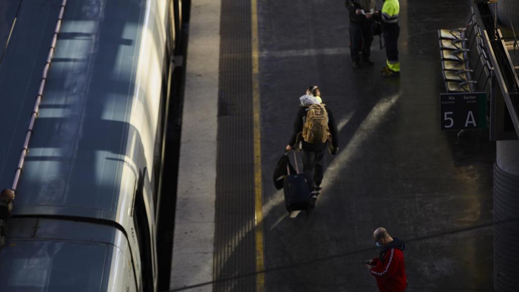 Imagen de un retraso en un tren.