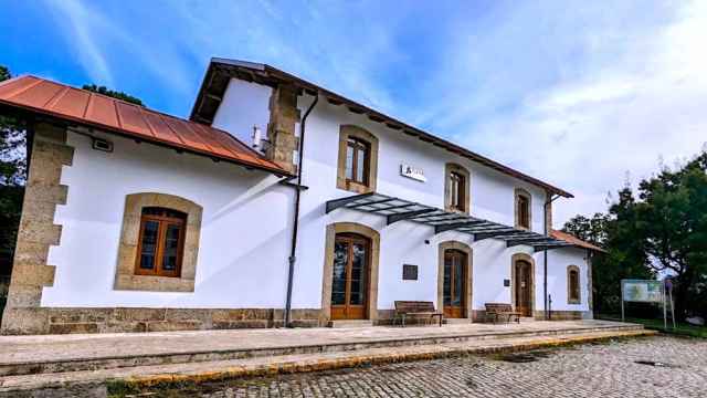 Aspecto del renovado Museo del Ferrocarril de Vilagarcía de Arousa